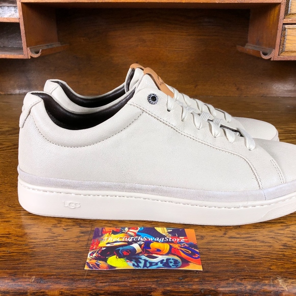 UGG Cali Low Top Mens Shoe White Size 11 - Picture 2 of 6